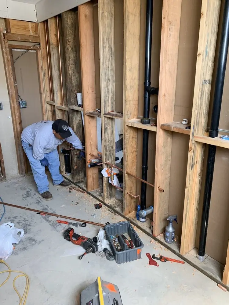 Commercial rough-in plumbing for Water Heater Replacement in Glen Mar Park